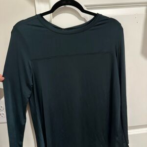 Zara Long Sleeve Top in Dark Green